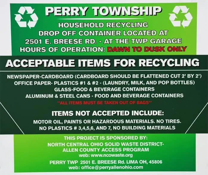 Community Recycling Perry Township